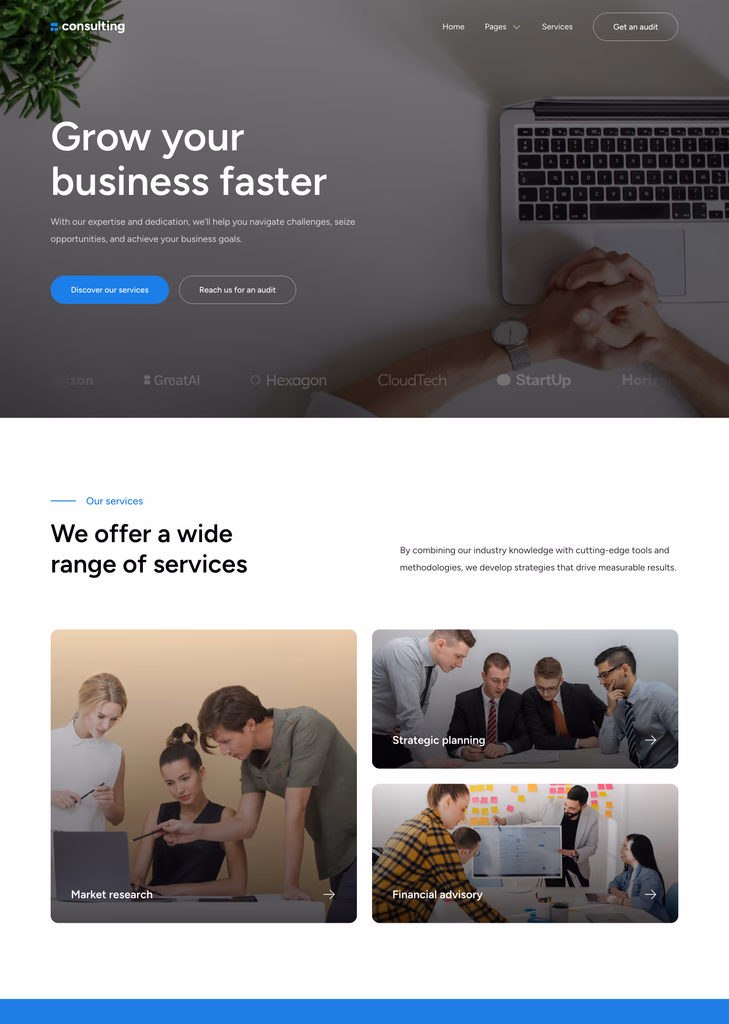 Website design and development services by Kidanga – WordPress and custom code solutions